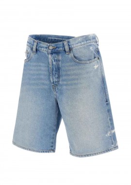 DIESEL - Diesel Ανδρική Denim Βερμούδα Regular-Short - Μπλε Ξεθωριασμένο-S26A06430007DM-DENIM