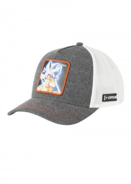 CAPSLAB Dragon Ball Trucker Καπέλο - Γκρι-CL/DBS8/1/PCT/GOK-GREY