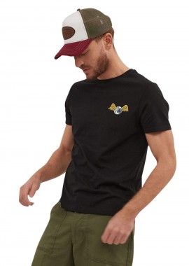 VON DUTCH - VON DUTCH Ανδρικό T-Shirt VD/1/TSC/EYE/NR - Μαύρο-VD/1/TSC/EYE/NR-BLACK