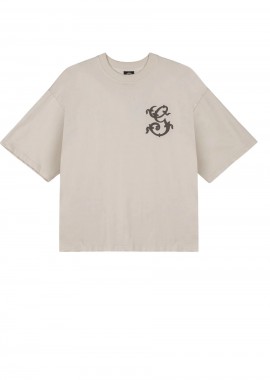 GRIMEY T-Shirts CHIEF WATCHER BOXY TEE - WHITE-GABT780-WHITE