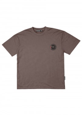 Bee Unusual Oversized T-Shirt - Καφέ-AT-260234-BROWN