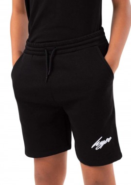 JUST HYPE Βερμούδα Boys Scribble Embroidered - Μαύρο-YVLR-436-BLACK