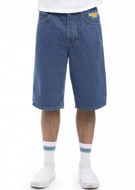 HOMEBOY Shorts - Βερμούδες x-tra BAGGY Denim SHORTS - ΜΠΛΕ-01SH0381-BLUE