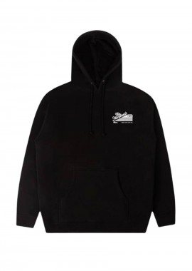 THE HUNDREDS - THE HUNDREDS Φούτερ με Κουκούλα Film Slant Pullover - ΜΑΥΡΟ-T24S102028-BLACK