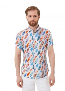 SMITHY`S Πουκάμισα SMITHYS SHIRT - WHITE-SS23MCA409-WHITE