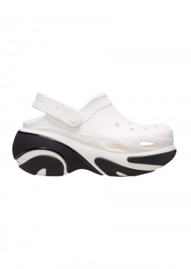 CROCS Slides - Παντόφλες Bubble Crush Clog - WHITE-210061-WHITE