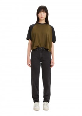 LEVIS® Jean 80S MOM JEAN NOT TO INTERRUPT - ΜΑΥΡΟ-A3506-0006-BLACK