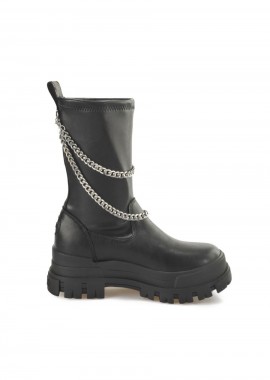 BUFFALO - BUFFALO Μπότες- Μποτάκια ASPHA SOCK CHAIN - ΜΑΥΡΟ-1622313