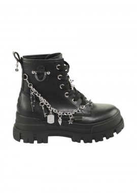 BUFFALO - BUFFALO Γυναικεία Μποτάκια ASPHA RLD PUNK - Μαύρα-1622589-BLACK