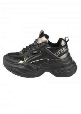 Buffalo Yuno One Γυναικεία Platform Sneakers - Μαύρα -1636645-BLACK