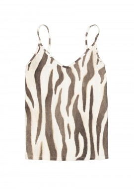 GARCIA - Garcia Γυναικείο Τιραντάκι Animal Print -Q260020
