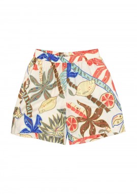 GARCIA - GARCIA Γυναικείο Σορτς R260343 με Tropical Print-R260343