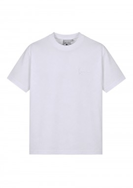 KARL KANI - KARL KANI Ανδρικό T-Shirt BASEBALL OVERSIZED - Λευκό-KM262-018-WHITE
