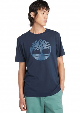 Timberland ανδρικό T-shirt με tree logo print Regular Fit 