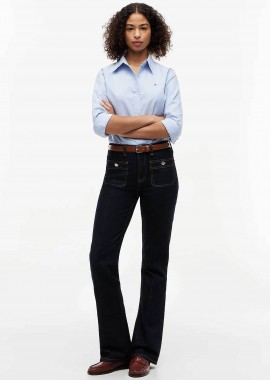 TOMMY HILFIGER - Tommy Hilfiger γυναικείο τζιν παντελόνι Bootcut Fit - WW0WW50778 Denim Blue Σκούρο