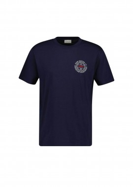 GANT - Gant ανδρικό T-shirt με graphic logo print Regular Fit - 2003402 Μπλε Σκούρο
