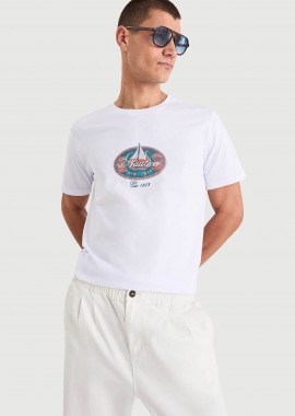 Nautica ανδρικό T-shirt με graphic print 