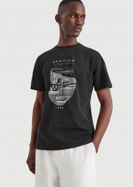 NAUTICA - Nautica ανδρικό T-shirt με graphic print