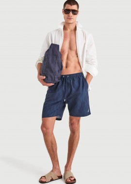 NAUTICA - Nautica ανδρικό μαγιό σορτς με all-over print και κεντημένο λογότυπο