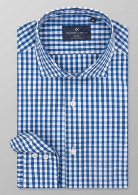OXFORD COMPANY - Oxford Company ανδρικό sport πουκάμισο καρό Slim Fit