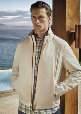 OXFORD COMPANY - Oxford Company ανδρικό jacket μονόχρωμο - A410-JZ80.02 Μπεζ