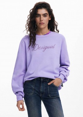 DESIGUAL - Desigual γυναικείο φούτερ με λογότυπο