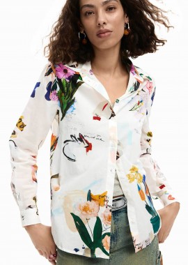 DESIGUAL - Desigual γυναικείo πουκάμισο με floral print
