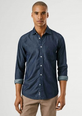Pepe Jeans ανδρικό denim πουκάμισο Slim Fit 