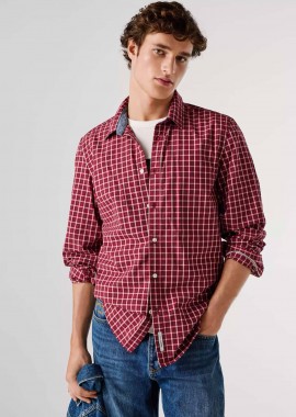 PEPE JEANS - Pepe Jeans ανδρικό καρό πουκάμισο Regular Fit