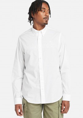 TIMBERLAND - Timberland ανδρικό πουκάμισο button down με κεντημένο tree logo Regular Fit