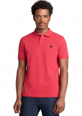 Timberland ανδρική μπλούζα πόλο πικέ με κεντημένο logo tree Regular Fit 