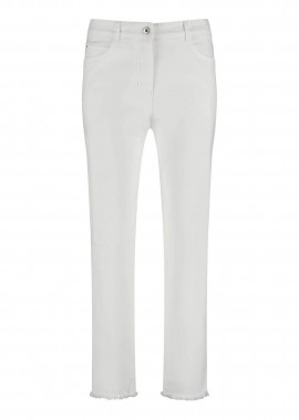 GERRY WEBER - Gerry Weber γυναικείο παντελόνι cropped - 520029-31634 Λευκό