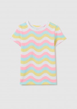 OVS KIDS - OVS παιδική μπλούζα με all-over print Regular Fit - 002265227 Κίτρινο