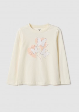 OVS KIDS - OVS παιδική μπλούζα με print Regular Fit - 002558245 Μπεζ
