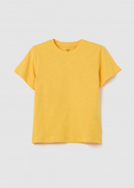 OVS KIDS - OVS παιδικό T-shirt μονόχρωμο Regular Fit - 002262597 Κίτρινο