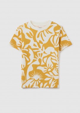 OVS KIDS - OVS παιδικό T-shirt με all-over print Regular Fit - 002366619 Κίτρινο