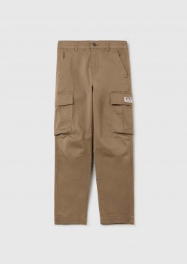 OVS παιδικό παντελόνι cargo Regular Fit - 002194817 Μπεζ