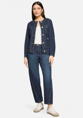 BETTY BARCLAY - Betty Barclay γυναικείο τζιν παντελόνι Relaxed Fit - 6151/1831 Denim Blue Σκούρο