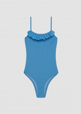 Minerva παιδικό μαγιό ολόσωμο ribbed 