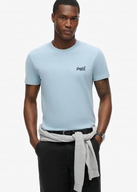 SUPERDRY & CO - Superdry ανδρικό T-shirt με κεντημένο λογότυπο Slim Fit