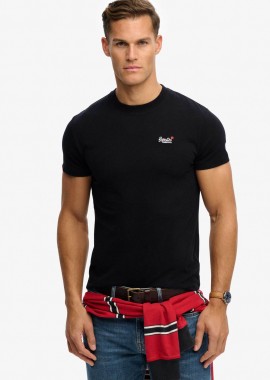SUPERDRY & CO - Superdry ανδρικό T-shirt με κεντημένο λογότυπο Regular Fit