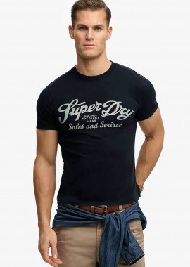 SUPERDRY & CO - Superdry ανδρικό T-shirt με print Relaxed Fit