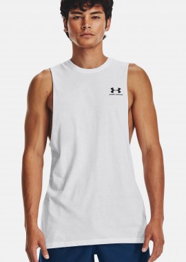 Under Armour ανδρική αμάνικη μπλούζα με λογότυπο Loose Fit 