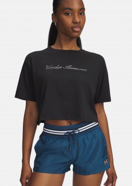 UNDER ARMOUR - Under Armour γυναικείο T-shirt cropped με λογότυπο Loose Fit