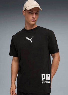 PUMA - Puma ανδρικό T-shirt με λογότυπο Relaxed Fit