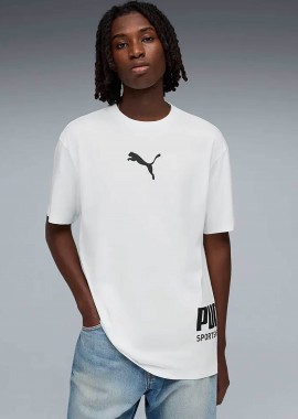 Puma ανδρικό T-shirt με λογότυπο Relaxed Fit 