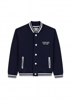 GUESS - Guess παιδικό bomber jacket με λογότυπο - L6RQ06K0170 Μπλε Σκούρο