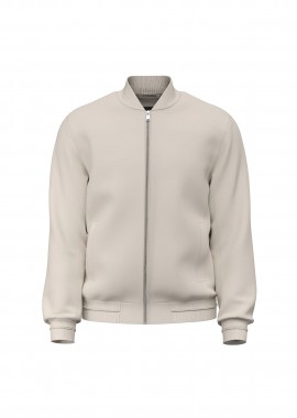 Guess ανδρικό bomber jacket Regular Fit - M6RL09WJ362 Υπόλευκο