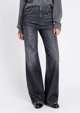 Twinset γυναικείο παντελόνι Flared Fit - 252TP2550 Μαύρο