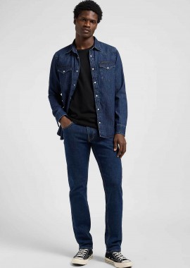 LEE - Lee® ανδρικό τζιν παντελόνι πεντάτσεπο Regular Straight Fit